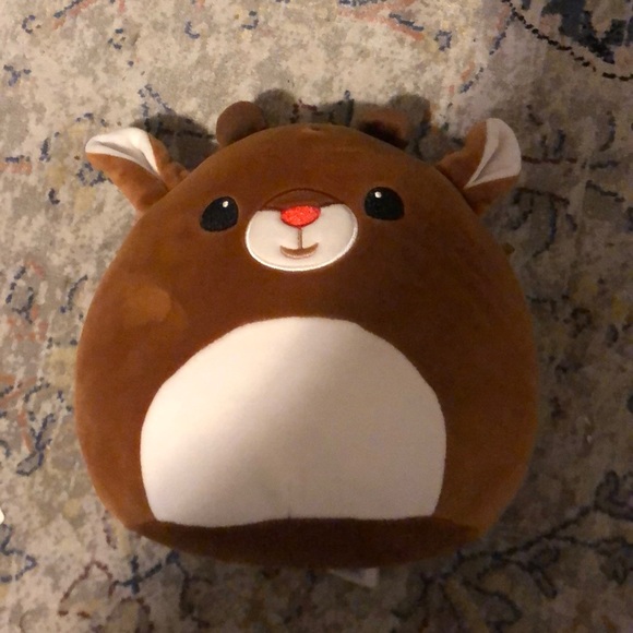 8” Rudolph the Red Nose Reindeer Squishmallows Holiday Christmas 2022 - Picture 1 of 6